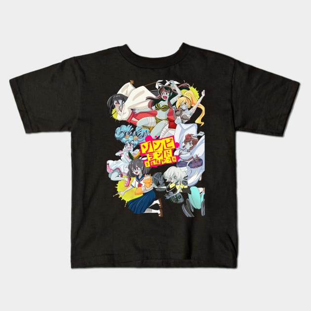 Zombieland Saga Kids T-Shirt by ZarenBeck